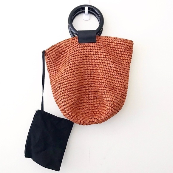 & Other Stories Woven Straw Tote Bag NWT - Picture 4 of 11